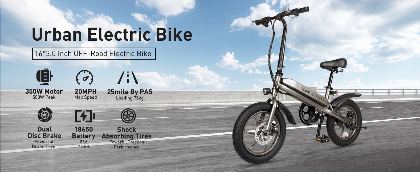 Urban E-bike S5 (163) TFSMILEE Urban E-bike S5 (163) TFSMILEE